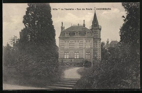 Cpa cherbourg villa la - cpa,