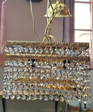 lustre ancien à pampilles