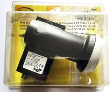 LNB Parabole ELAP 720001 Twin Univ Diam 40 2 sorties