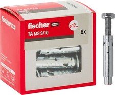 - Cheville à Douille pour Fixations Lourdes TA M8 S/10 en Acier galvanisé Ino...