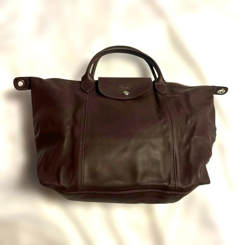 Longchamp pliage cuir tote - pliage,