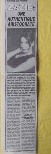 Zazie article 38x9 cms - article, ,