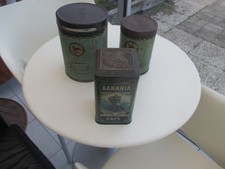 LOT DE 3 BOITES MÉTAL BANANIA