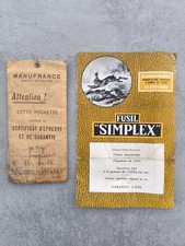 Certificat d'épreuve et de