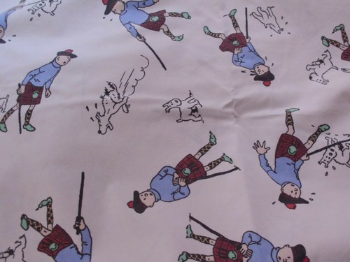 Coupon tissu tintin - coupon,