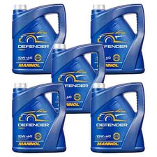 5X5 Litres MANNOL Defender 10W-40 Huile Moteur API SN ACEA A3/B4 MB 229.3 229.1