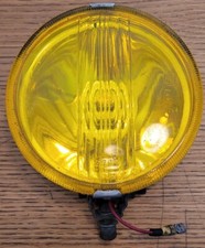 ANCIEN VINTAGE PHARE JAUNE ANTIBROUILLARD ZED 1000 HR E2 283 HIGH BRIDGE IODE H3