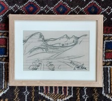 Dessin original  au crayon de Auguste CHABAUD ( 1882- 1955) -v548bis-