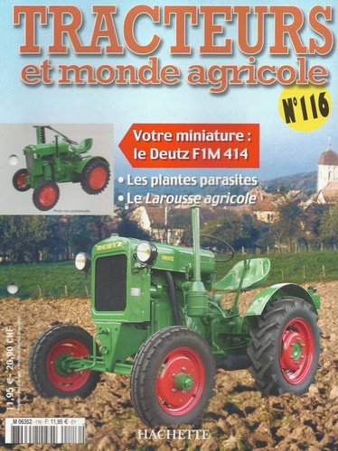 Fascicule tracteurs monde - tracteurs,