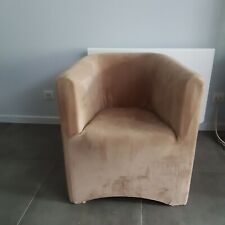 Deux fauteuils en nubuck -