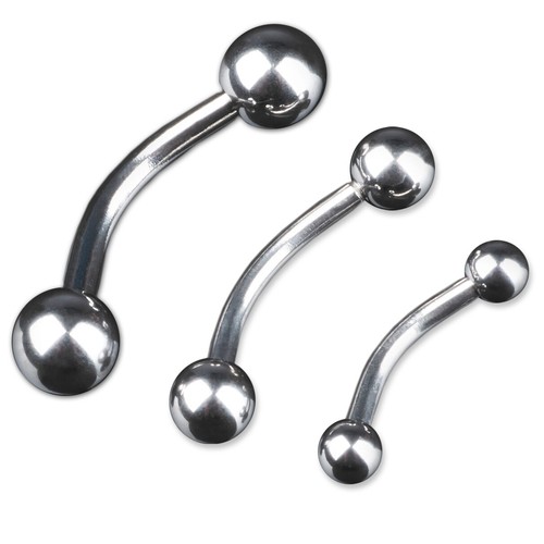 1 6mm courbé barbell - -,