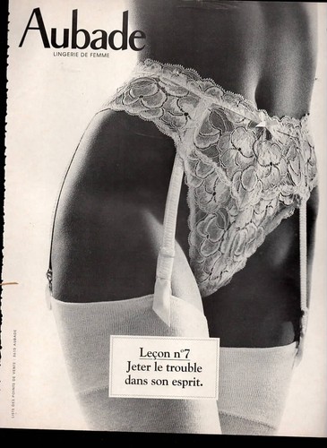 Publicite lingerie aubade - lingerie,