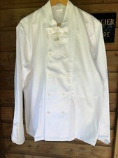 Veste de métier cuisinier pâtissier marque SANFOR coton  taille 48  Réf B70