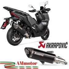Akrapovic Honda Adv 350 2022 Pot D' Echappement Moto Exhaust Inox Noir Approuve