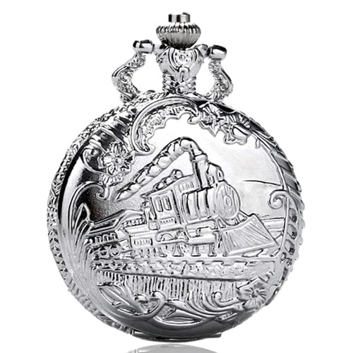 Montre gousset train ancien - montre,
