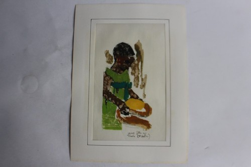 Aquarelle originale afrique - aquarelle,