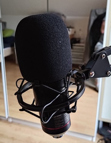 Microphone boom arm adapter - ,