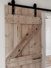 Porte coulissante bois vintage