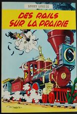 Lucky Luke 9 - Des rails sur la prairie - Morris - Dupuis 1964 dos jaune - pNEUF