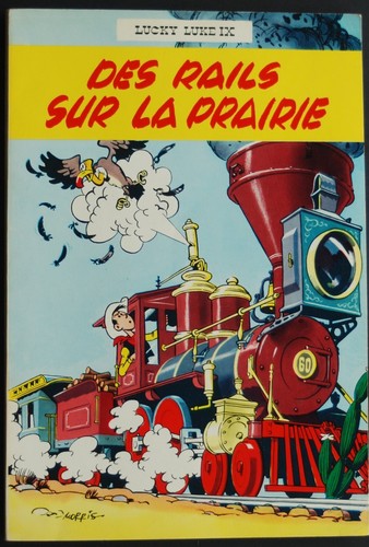 Lucky luke des rails - rails, sur