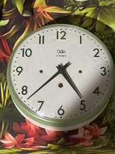 HORLOGE MURALE VINTAGE ODO BAKÉLITE  ANNÉES 1950