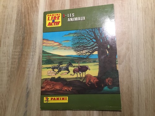 Album panini 1 les animaux - album,