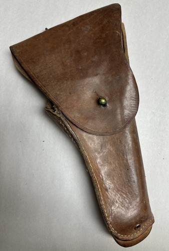 Greek army leather holster - greek,