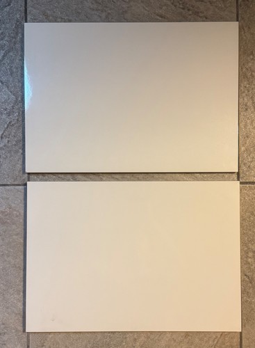 Ikea white glossy shelves - 2x,