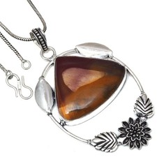 Collier cheval sauvage jaspe