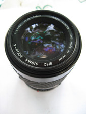 Sigma 70-210 mm f 4-5,6 zoom tele argentique, monture à baïonnette Canon FD