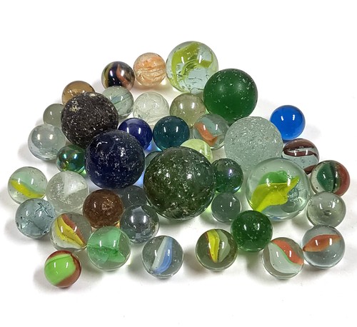 Collection billes verre - en,