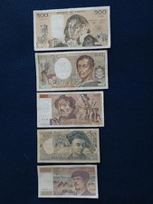Billets Francs Lot Usagés (3)