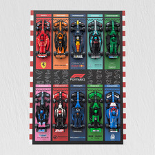 LEGO F1 Display Stand 50x70 cm