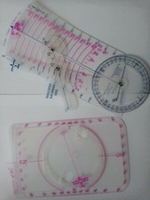 Règle vectorielle de dérive vent (DELPOUWIND) + rapporteur VAC (DELPOUVAC)