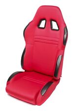 TA Technix Siège Sport - Rouge, Alcantara, Réglable, Droit, Siège Semi-Cocoon