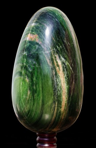 340mm vert nephrite - vert, jade