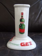 Porte pailles publicitaire GET Pippermint (avec une fissure) vintage bistrot 