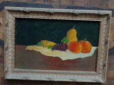 huile ancienne nature morte