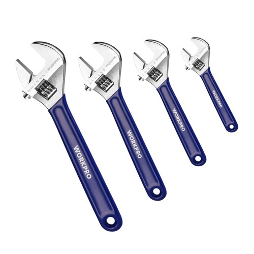 Workpro 4pc adjustable wrench - workpro,