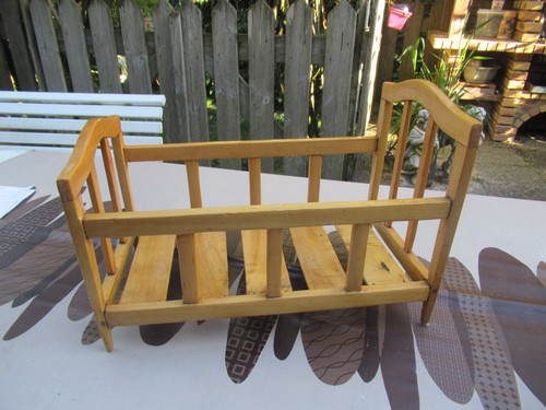 Ancien lit vintage bois - vintage,