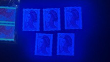 Variété, Lot 5 Timbres,  Marianne YT 2243a, sans bande phosphorescente, Neuf