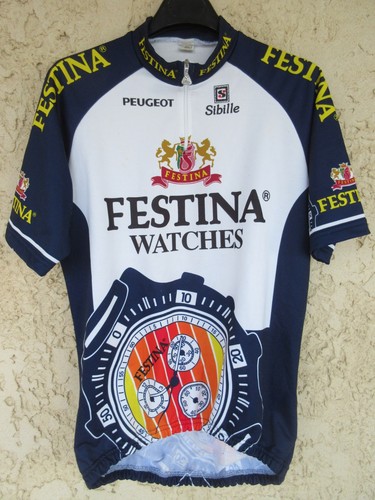 Maillot cycliste festina 1996 - cycliste,