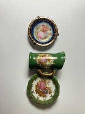 Lot 3 Miniatures Porcelaine de