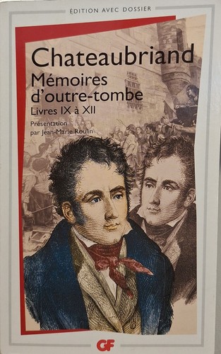 Chateaubriand mémoires - chateaubriand,