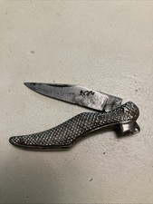 Couteau Ancien En Forme De Chaussure Pour Femme 