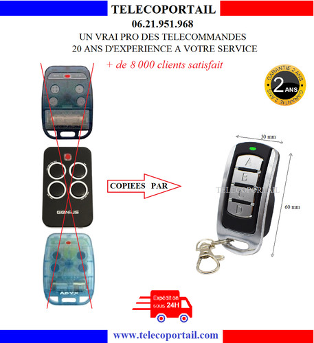 Telecommande copieuse adyx - telecommande,