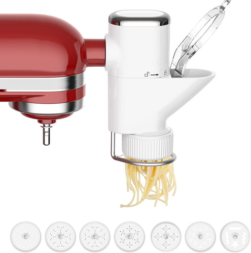 Gourmet pasta press attachment - press,