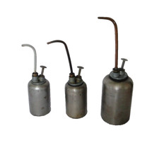 Lot 3 anciennes burettes vides à huile  BIB 5 BIB 4.5 BIB 4.3 VINTAGE COLLECTOR