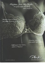 PUBLICITE  ADVERTISING   2008  PLAYTEX , Soutien gorge "just my style"