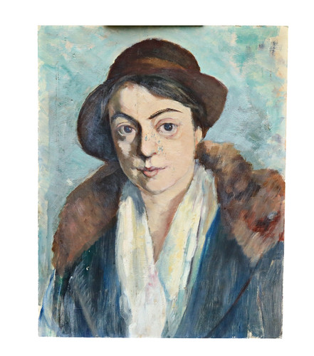 Tableau huile portrait - tableau, femme